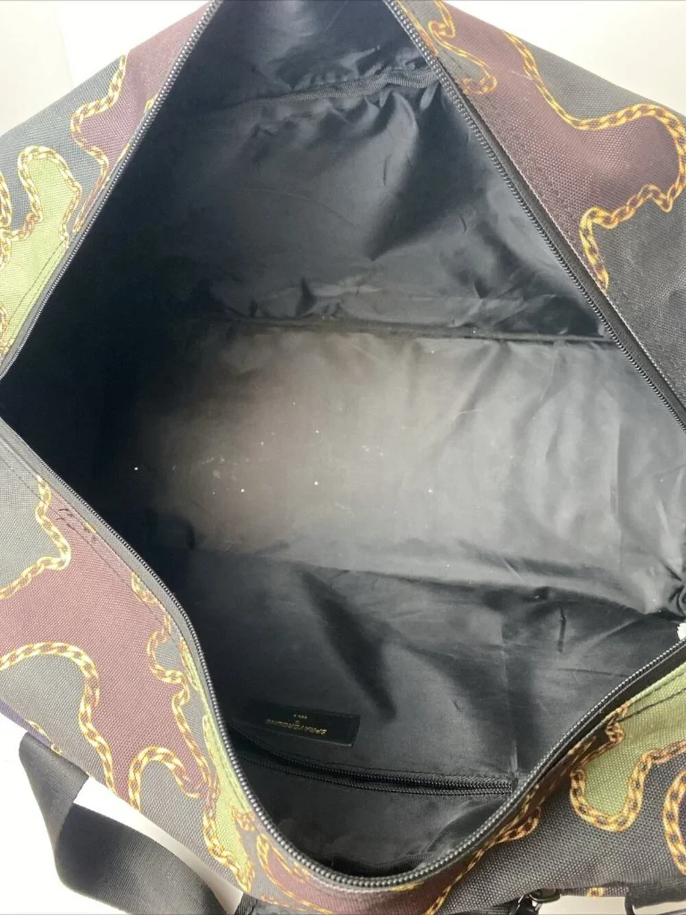 Sprayground Duffle Bag Gold Chain Camo Travel Gym Bag